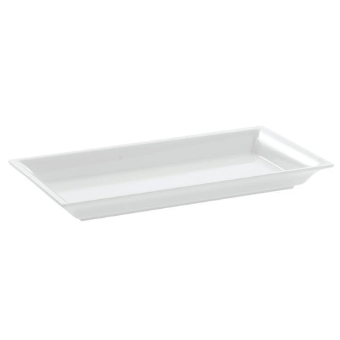 American Metalcraft MEL19 Endurance Melamine Rectangular Platter - 14.25" x 7.5"
