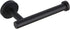 GERZ Bathroom Toilet Paper Holder, SUS 304 Stainless Steel Matte Black Wall Mount Tissue Roll Holder