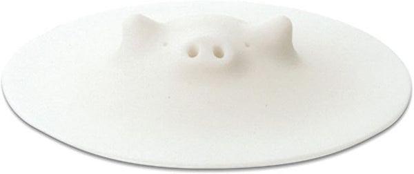 White Piggy Steamer, 5-5/16"
