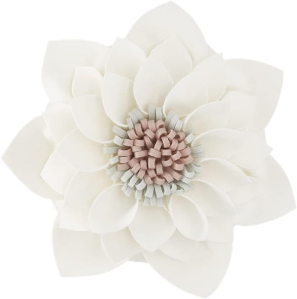 KINGROSE 3D Flower Throw Pillow Decorative Accent Pillow Round Cushion for Sofa Couch