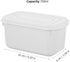 Mipcase Plastic Butter Dish with Lid, 700ml Cheese Storage Container for Kitchen.