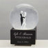 Personalization Universe Personalized Wedding Couple Musical Snow Globe - Engraved Names & Message, Plays Wedding March