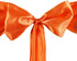 25pcs 6 x106 TABLECLOTHSFACTORY Orange Satin Chair Sashes Tie Bows Catering Wedding Party Decorations