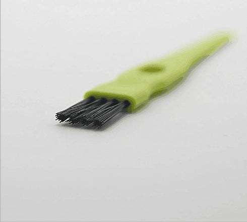 20 Pcs 11CM/4.33 Inch Green Plastic Handle Mini Dust Removal Brush, Nylon Hair Brush for Computer Keyboard Cleaning,