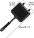 GEZICHTA Grilled Sandwich Panini Maker Mini Waffle Maker Panini Hot Sandwich Maker Pan Nonstick Double Sided Frying Pan Home Kitchen Breakfast Machine by Dycica