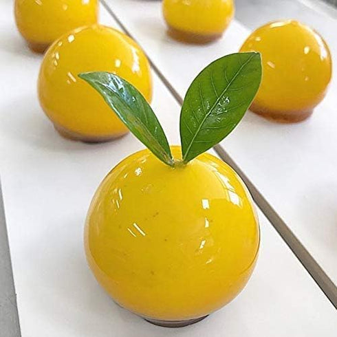 OCPO Kitchen Truffle Silicone Mold for Baking Mousse Cake, Non-Stick & Easy Release, 15-Cavity Truffle Ball Shape