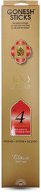 Gonesh Classic Collection Non-Toxic 10” Slow Burn Aromatic Sticks - Fruit & Floral, No. 4, 100 Pack
