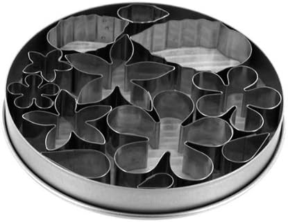 Ateco 12pc Stainless Steel Flower & Leaf Cutter Set