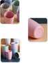 NeschToy 12oz Small Drinking Tumblers, Set of 5 Unbreakable Wheat Straw Cups for Camping Party, Reusable Water Glasses