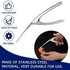 ELEDUCTMON 2-in-1 Shrimp Deveiner Tool with Ergonomic Handle - Seafood Peeler Knife for Kitchen, BBQ - Dishwasher Safe