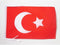 AZ FLAG Ottoman Empire Flag 18'' x 12'' cords - Turkish Empire