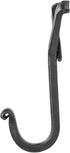 GoCraft Handmade Wrought Iron Coat Hook, Decorative Colonial Wall Decor for Coats, Towels, Scarves