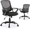 Ergonomic Office Chair, Mid Back Mesh Desk Chair with Lumbar Support, Rolling Swivel Computer Chair
