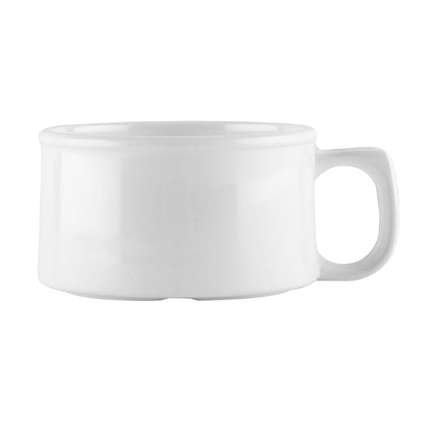 G.E.T. BF-080-W-EC Melamine Shatter-Resistant Mug/Coffee Cup, 11 Ounce, White (Set of 4)