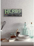 7 0.5 17, Stupell Home Dcor Herbs Chalkboard Look Typography Kitchen Wall Plaque, x x Proudly Made in USA