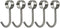 304 Stainless Steel Kitchen Rail Hooks Hangers (Wall Mounted Rod Hook)