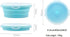 3Pack Collapsible Silicone Food Storage Containers with Lid 40OZ Foldable Lunch Bowl for Microwave Freezer Dishwasher Safe 800ml