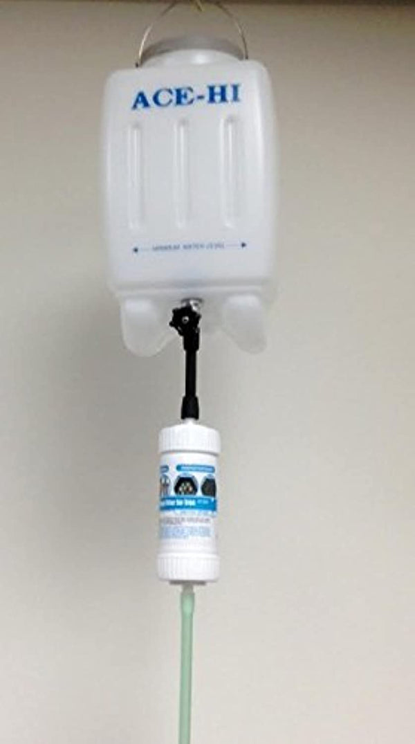Water Filter Demineralizer for Gravity Feed Bottle Steam Ironing Systems