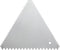 Winco 6-Piece Stainless Steel Triangle Decorating Combs Set