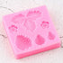 1 3D Pc Strawberry and Flowers Silicone Mold for DIY Chocolate Gum Paste Handmade Ice Cream Crystal Cupcake Cake Topper