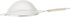 Tablecraft 10-1/4" Tinned Medium Mesh Strainer
