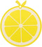 Plastic Fruit Cutting Board for Kitchen, BPA Free, Small Size, Dishwasher Safe, 12 x 10.5 inch (Lemon)