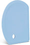 Silicone Dough Scraper with Stainless Steel Sheet, Flexible Bowl Scraper for Baking, 5.98" × 4.3", Blue