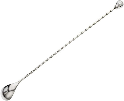 Barfly 13-Inch Bar Spoon with Sugar Skull End