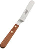 Ateco 1385 Offset Spatula, 4.5-Inch Stainless Steel Blade, Wood Handle