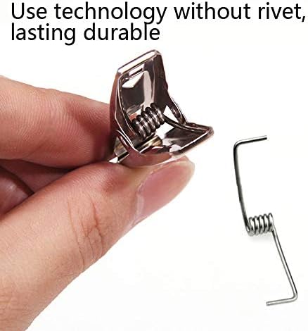Towel Clips 40 Pack, Metal Clothes Pins, Stainless Steel Clothespin Clips for Drying Socks and Hanging