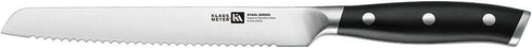 Klaus Meyer Stahl High Carbon Exclusive German Steel 6 inch Utility Serrated Knife (Black) by Klaus Meyer