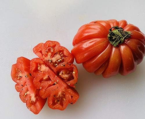 25+ Ruffled Tomato Seeds - Seeds to Grow - Exotic Heirloom Vegetable Seeds for Planting - Non-GMO