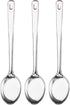 Restaurant Serving Spoons, 12.99 Inch Large Stainless Steel Spoons for Buffet, Banquet, Set of 3