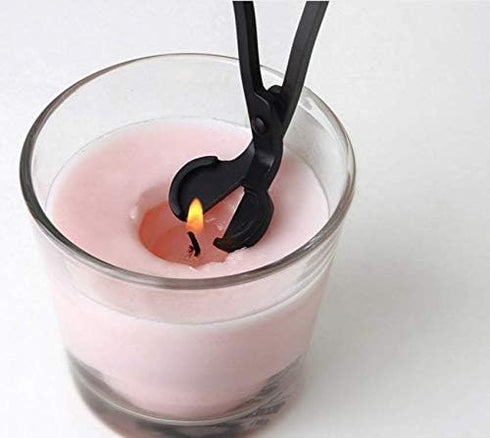 Candle Wick Trimmer, Wick Clipper Cutter Scissor (Matte Black)