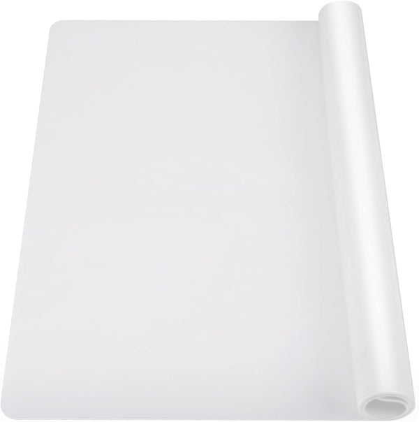 Ewen 27.6x19.5 Inch Large Silicone Mats for Kitchen Counter, 2MM Thick Heat Resistant Non-Stick Countertop Protector