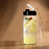 Sun's Tea Glass Travel Mug | 20oz Shaker Bottle with Lid, Ultra Clear Glass