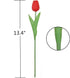 Artificial Tulips, 10Pcs Real Touch Fake Tulips, Red PU Flower Arrangement Bouquets for Home Decoration
