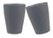 1.5 Gallon Small Trash Can, Round Wastebasket for Bathroom Bedroom Kitchen Countertop, Gray (2 Pack)