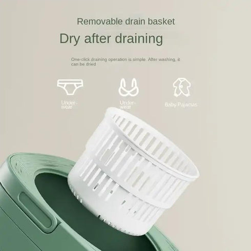 Baby Clothes Washing Machine - Wholesale Foldable Mini Portable Washer for Frequent Travelers