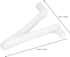 Zerodis 6PCS Butterfly V Clips for Pool Brush, Standard Pole Attachment Clips for Spa Brush and Leaf Rake