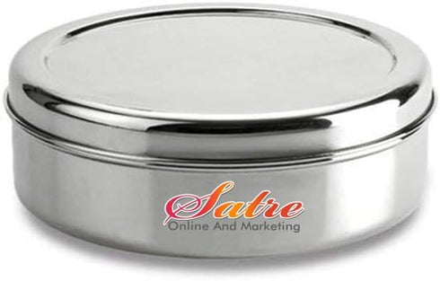 Satre Online and Marketing 7 2 Masala Box with Spice Containers and Spoons, Lid Included