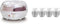 Euro Cuisine YM80 Yogurt Maker,White & Glass Jars for Yogurt Maker, Set of 8