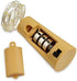 Amants01 Pack 12 20LED 39inch of Wine Bottle Lights Battery Powered, LED Cork Shaped Starry String Lights - Copper Wire