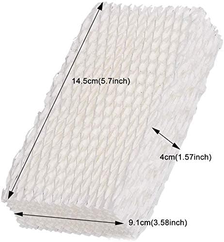SaferCCTV Replacement Humidifier Wick Filters Compatible with ReliOn WF813 HC832, DH-830 / DH830 Series Cool Moisture Humidifier (2Pc)