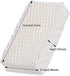 SaferCCTV Replacement Humidifier Wick Filters Compatible with ReliOn WF813 HC832, DH-830 / DH830 Series Cool Moisture Humidifier (2Pc)