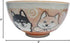 Japanese Shiba Dog Large Rice Bowl 6.3 Inches Diameter, Multipurpose Donburi Soup Noodle Serving Bowl