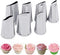 7 Pieces Rose Flower Piping Tips Set, Cake Decorating Tips and Icing Nozzles for Cupcake Decorating Kit