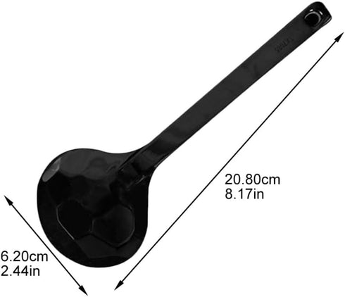 Hemoton Soup Ladle 5pcs Melamine Ramen Spoons Soup Eating Spoons Long Handle Soup Ladles Asian Soup Spoon for Asian Soup Cooking Gravy Ladle