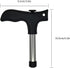 zhuohai Stainless Steel Coconut Opener Tool, Safe & Easy Straw Hole Maker for Young & Mature Coconuts
