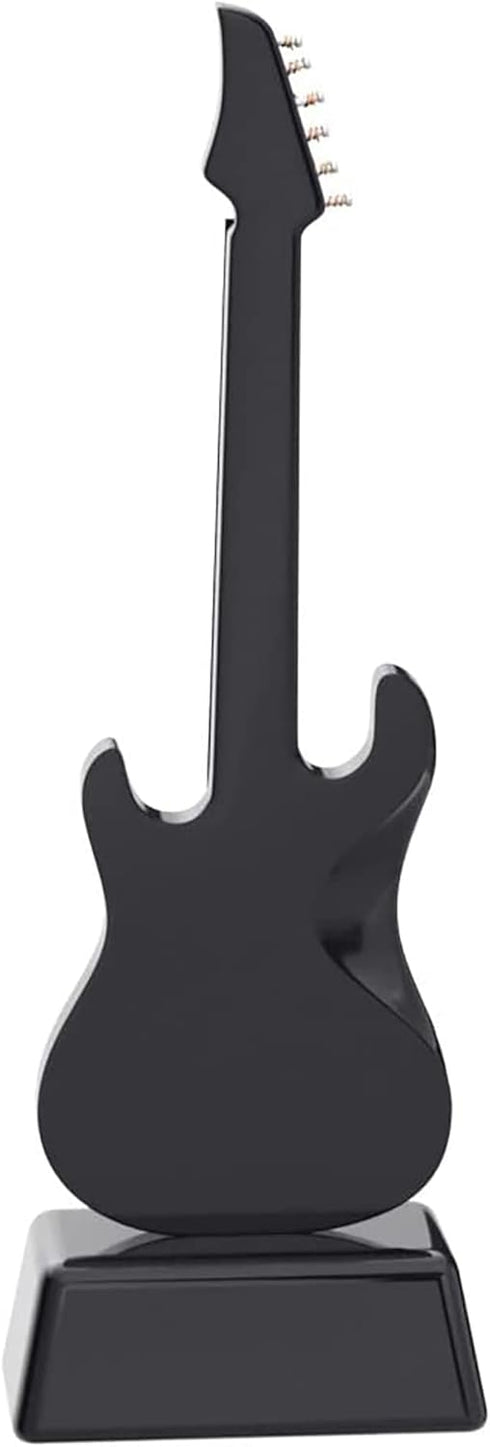 Broadway Gifts 6 Broadway Gift Gibson Black Electric Guitar Music Instrument Miniature Replica on Stand,Multicolor